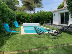 Maison paisible tout confort avec agréable jardin et piscine